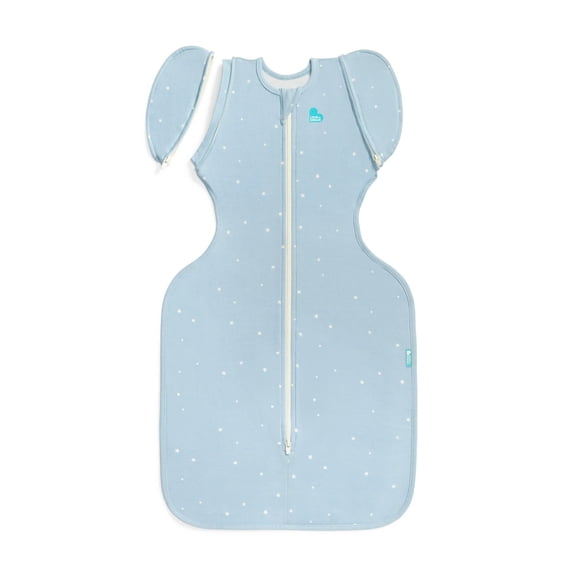 Love to Dream Swaddle UP Transition Baby Sleep Bag 1.0 TOG, Zip-Off Wings, Large 19-24 lbs, Twinkle Blue