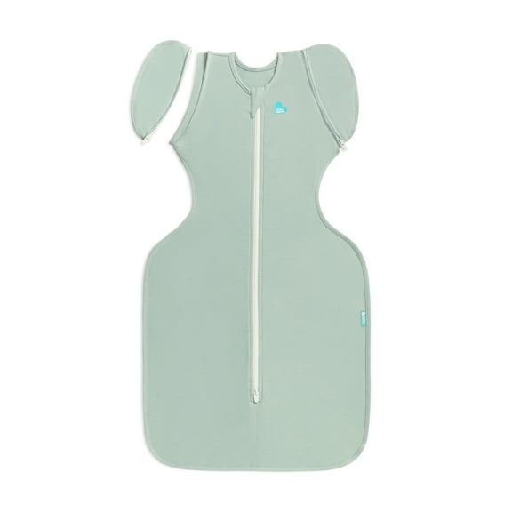 Love to Dream Swaddle UP Transition Baby Sleep Bag Lite 0.2 TOG, Zip-Off Wings, Large 19-24 lbs, Olive
