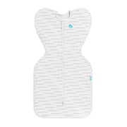 Love to Dream Swaddle Up Baby Sleep Sack, Arms Up Design, Sleep Nearly 2x Longer, Twin Zipper, Cotton, Small 8-13 lbs, 1.0 TOG, White Dreamer