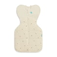 thumbnail image 1 of Love to Dream Swaddle Up Warm Cotton 2.5 TOG Baby Sleep Sack, Arms Up Design, Twin Zipper, Small 8-13 lbs, Oat Bees, 1 of 9