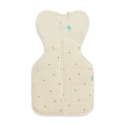Love to Dream Swaddle Up Warm Cotton 2.5 TOG Baby Sleep Sack, Arms Up Design, Twin Zipper, Small 8-13 lbs, Oat Bees
