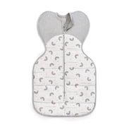 Love to Dream Swaddle Up Warm Cotton 2.5 TOG Baby Sleep Sack, Arms Up Design, Twin Zipper, Small 8-13 lbs, Rainbow