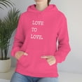 thumbnail image 1 of Love to Love Heavyweight Graphic Hoodie, 1 of 7