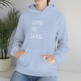 thumbnail image 1 of Love to Love Heavyweight Graphic Hoodie, 1 of 7
