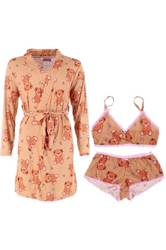 Teddybear Robe Lounge Set (Women)