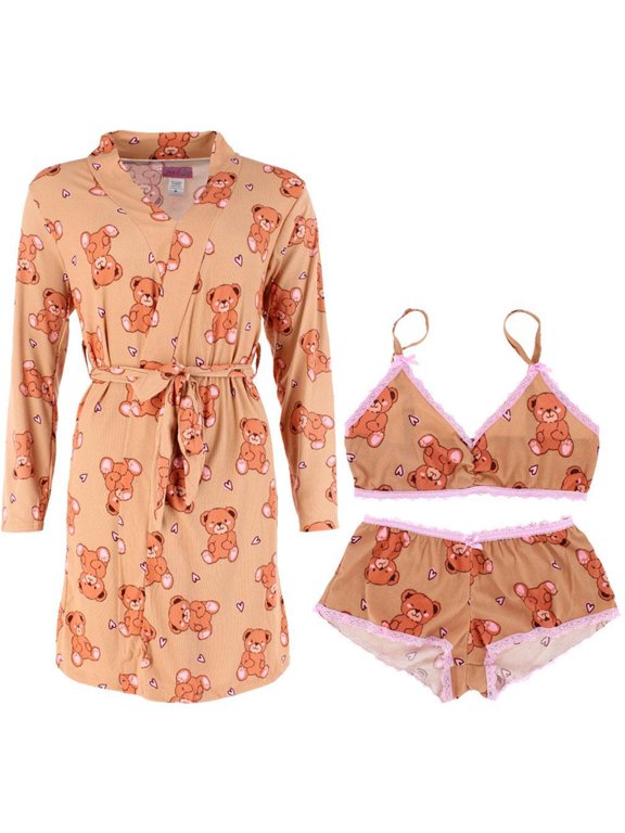 Teddybear Robe Lounge Set (Women)