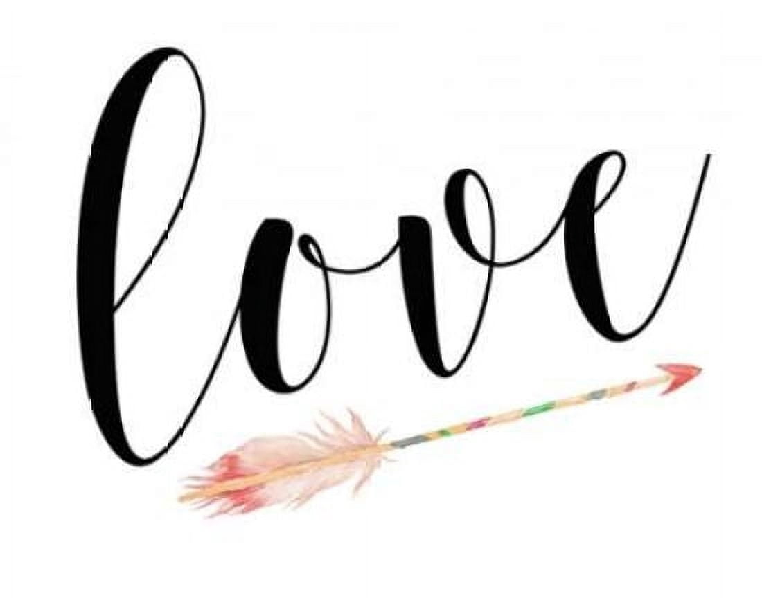 Love with Arrow Canvas Art - Tara Moss (22 x 28)