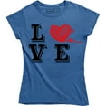 thumbnail image 1 of Love with Crochet Heart For Mother's Day Women's Gift T-Shirt, 1 of 4