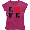 thumbnail image 1 of Love with Crochet Heart For Mother's Day Women's Gift T-Shirt, 1 of 4