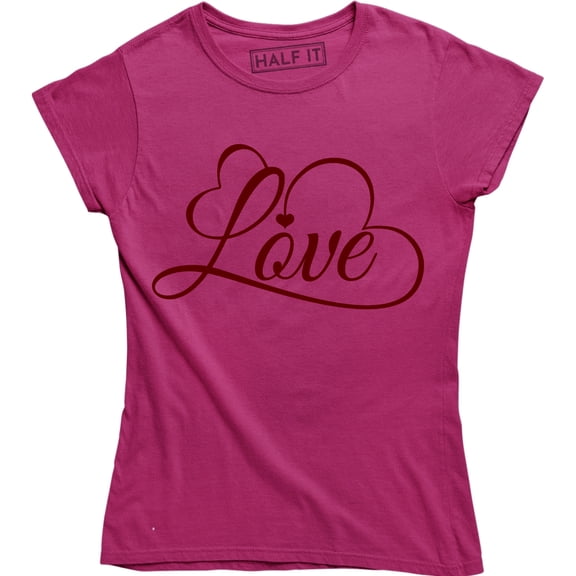 Love with Heart - Valentines Day Gift Idea Women's T-Shirt
