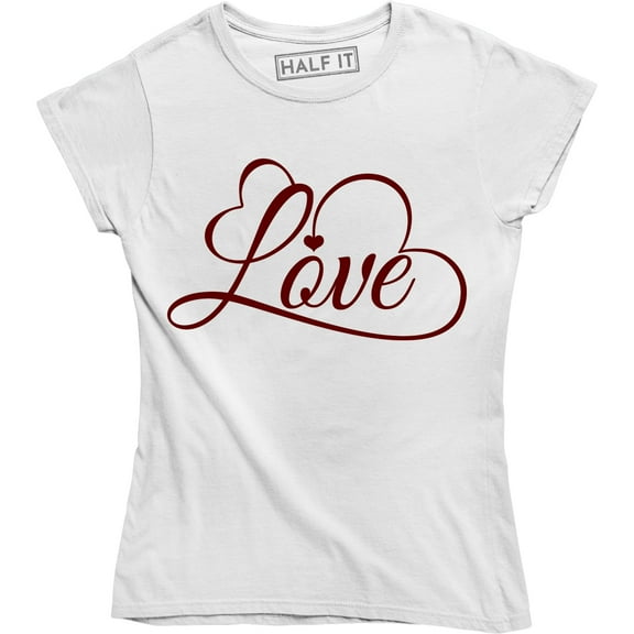 Love with Heart - Valentines Day Gift Idea Women's T-Shirt
