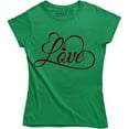 thumbnail image 1 of Love with Heart - Valentines Day Gift Idea Women's T-Shirt, 1 of 4
