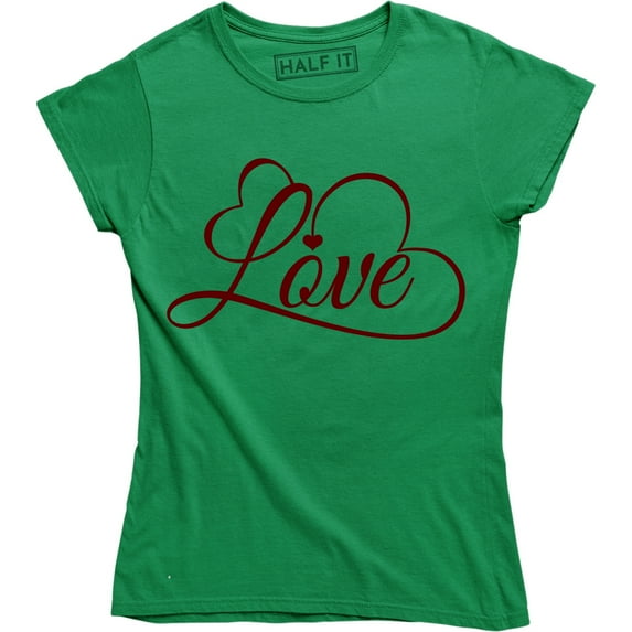 Love with Heart - Valentines Day Gift Idea Women's T-Shirt
