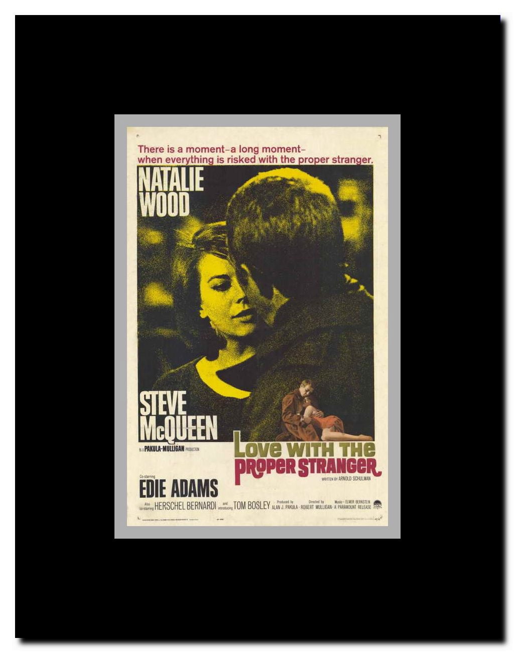 Love with the Proper Stranger Framed Movie Poster
