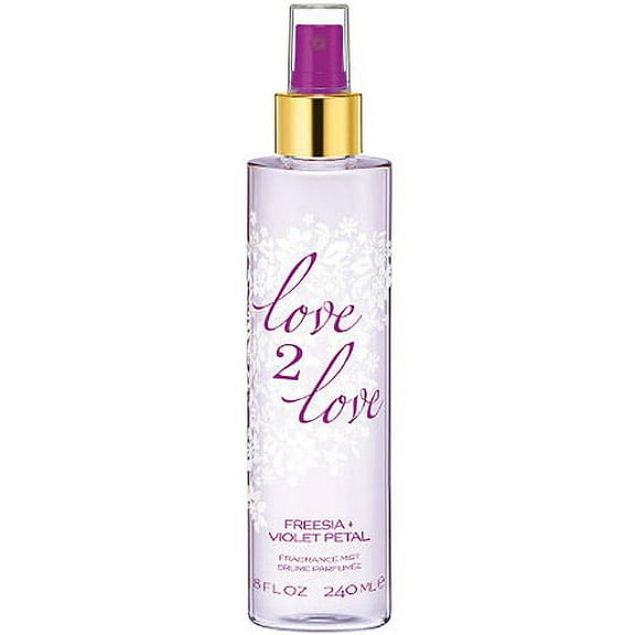 Love2Love Freesia & Violet Petals Fragrance Mist for Women, 8 fl oz