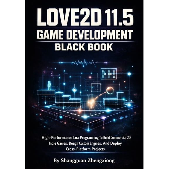 Love2d 11.5 Game Development Black: High-Performance Lua Programming To Build Commercial 2D Indie Games, Design Custom E, (Paperback)