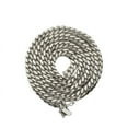 thumbnail image 1 of LoveBling 10k White Gold 6mm Solid Miami Cuban Link Chain Necklace with Secure Box Lock (22"), 1 of 6