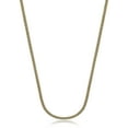 thumbnail image 1 of LoveBling 10k Yellow Gold Two-Tone 4mm Diamond Cut Ice Chain Necklace with Lobster Lock (28"), 1 of 7