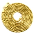 thumbnail image 1 of LoveBling 14K Yellow Gold 1.5 mm Solid Diamond Cut Franco Chain Necklace with Lobster Lock (24"), 1 of 3