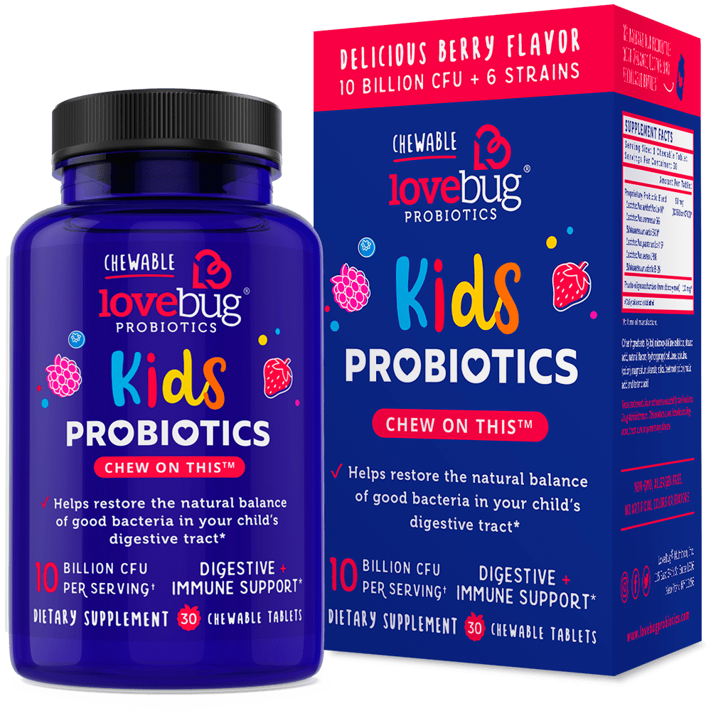 LOVEBUG PROBIOTICS Kids Probiotic - Chew On This