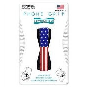 LoveHandle 9049144 Blue, Red & White USA Flag Phone Grip for All Mobile Devices