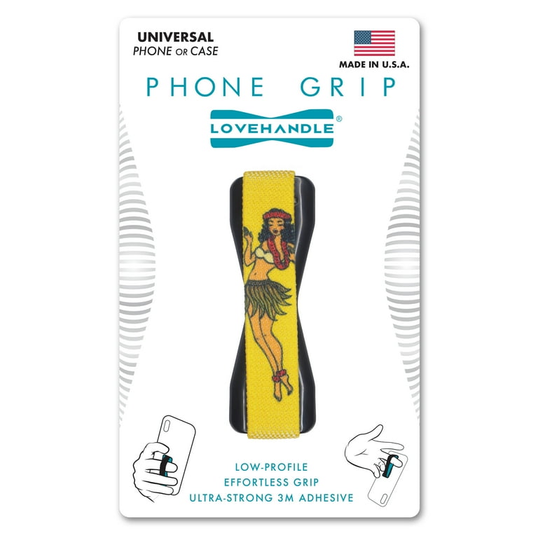 LoveHandle Phone Grip for Smartphones Mini Tablets, Hula Girl