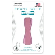 LOVEHANDLE Universal Phone Grip for Smartphones & Mini Tablets - Phone Holder for Hand - Wireless Charging Compatible - Made in The USA - Solid Blush C41