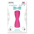 thumbnail image 1 of LoveHandle Universal Phone Grip for Most Smartphones, Mini Tablets and Cases, Solid Magenta Design Elastic Strap with Magenta Base, 1 of 9
