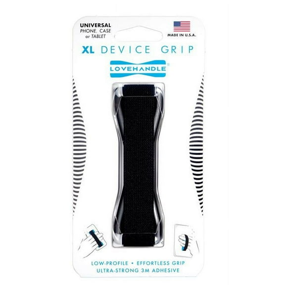 LoveHandle X-001-01 X-Large Phone Grip, Black