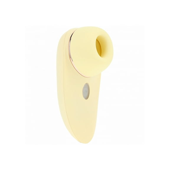 LoveLine Aurie AirTapTech Rechargeable Suction Vibrator, Yellow