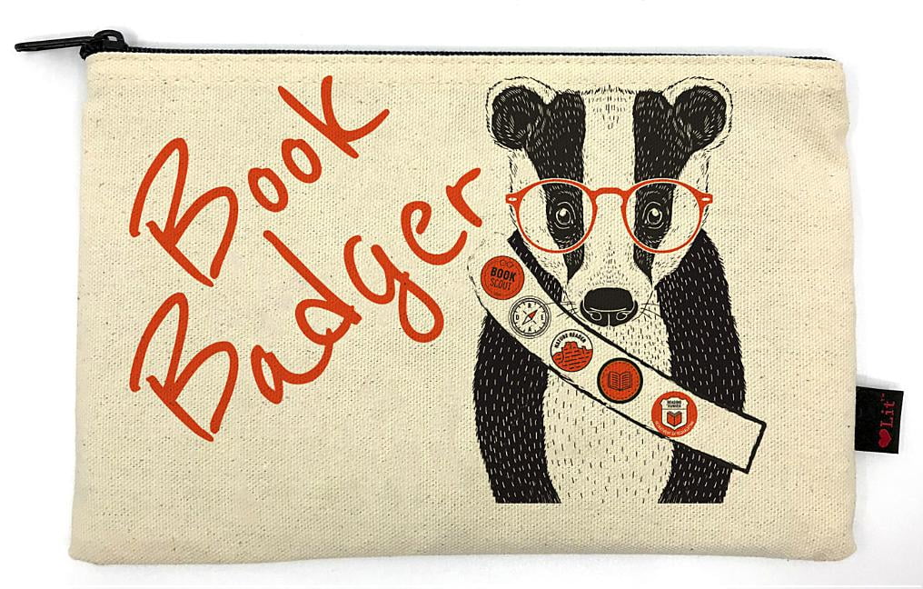 LoveLit: Book Badger Pencil Pouch (Other merchandise)