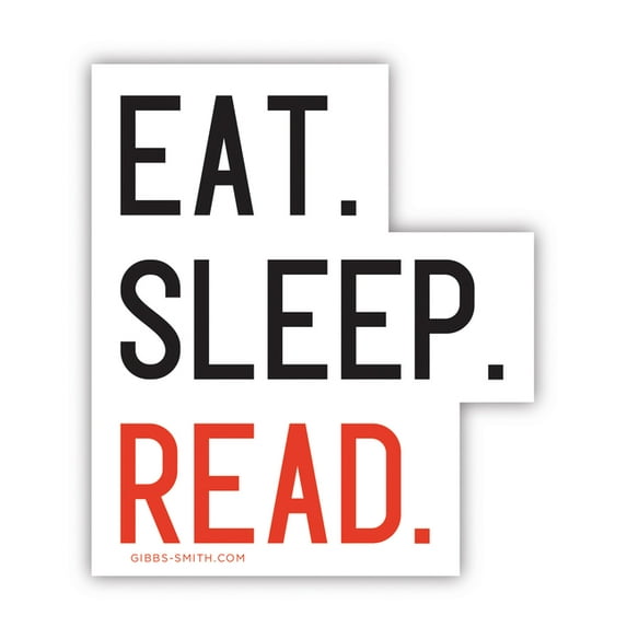 LoveLit: Eat. Sleep. Read. Sticker (Stickers)