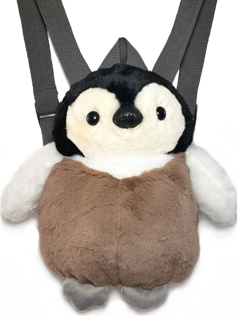 LoveMyBag Soft Plush Penguin Backpack, Stuffed Purse Plushie  display picture 3