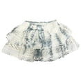 thumbnail image 1 of LoveShackFancy Little Girl's Ruffle Mini Skirt 18-24 Months Blue Tie-Dye, 1 of 1