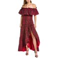 thumbnail image 1 of LoveShackFancy womens  Martini Maxi Dress, 0, Red, 1 of 3