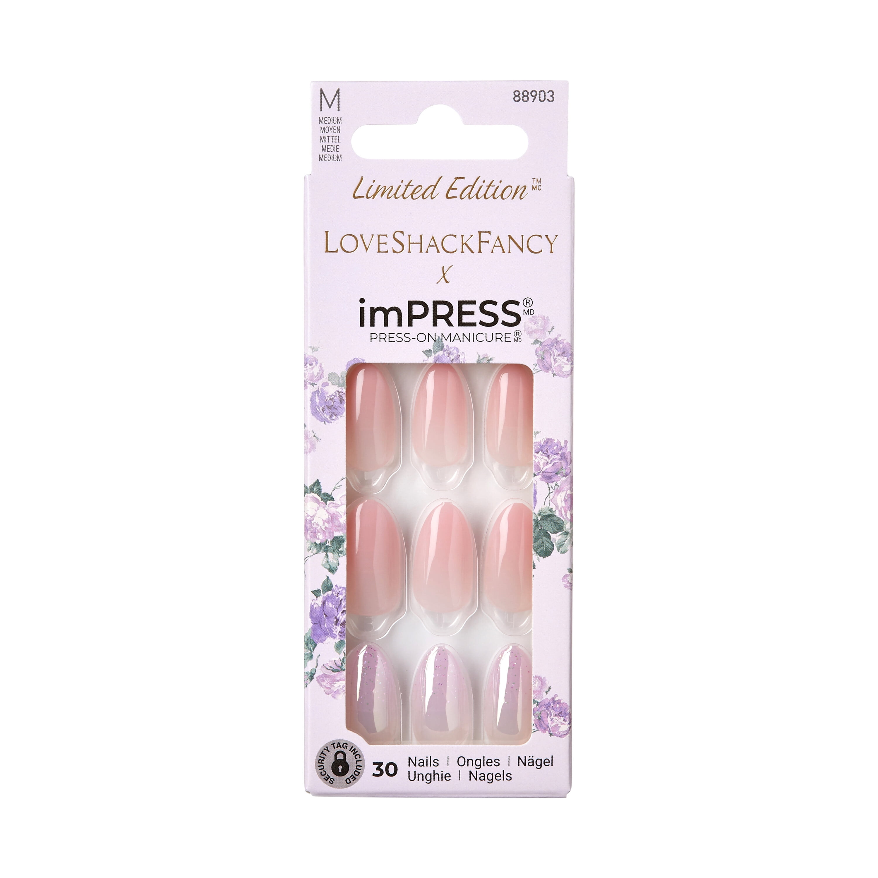 LoveShackFancy x imPRESS Limited Edition Medium Almond Press-On Nails ...