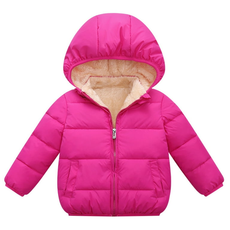 Lovebay 1-6T Toddler Children Boy Girl Padded Puffer Jacket Fleece