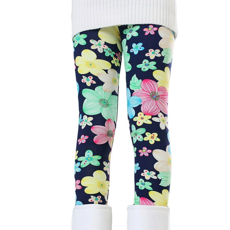 URMAGIC Children Girls Leggings Kids Warm Thick Fleece Lined Fall