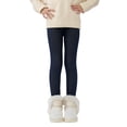 thumbnail image 1 of Lovebay 2-13Y Child Girls Winter Warm Fleece Tight Pants Solid Thicken Leggings,Gray Blue, 1 of 9