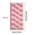 thumbnail image 1 of Lovebay 3D Self-adhesive Wall Sticker Tile Brick Wallpaper Soft Foam Panel Mat Children's Bedroom Bed Soft Cushion, 1 of 6