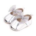 thumbnail image 1 of Lovebay Baby Girl Infants Star Lace PU Leather Princess Shoes Wedding Soft Sole Crib Shoes, 1 of 5