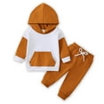thumbnail image 1 of Lovebay Infant Baby Girl Boy Hoodie Sweatshirt Sweatpants Outfits Set 18-24 Months, 1 of 8
