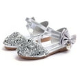 thumbnail image 1 of "Lovebay Kids Girls Dress Shoes Glitter Princess Sandals(Silver,5 Toddler-3 Little Kids)", 1 of 11