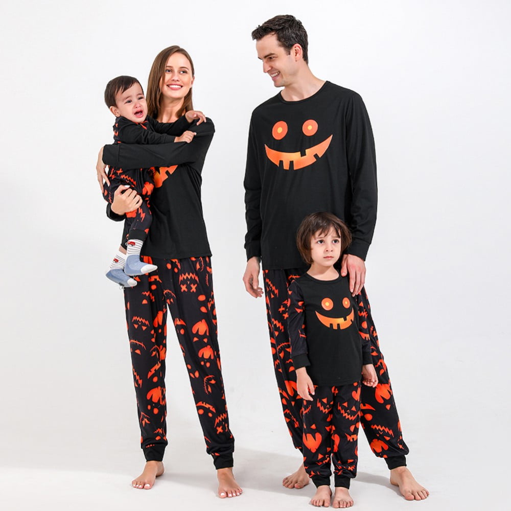 Lovebay Matching Family Pajamas Sets Halloween PJs Holiday Pumpkin