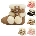 thumbnail image 1 of Lovebay Newborn Toddler Girls Warm Winter Boots Kids Outdoor Snow Boots, 1 of 11