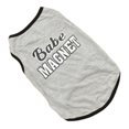 thumbnail image 1 of Lovebay Pet Small Medium Dog Cotton Babe Magnet Vest T-shirt Puppy Cat Summer Casual Grey Shirt, 1 of 5