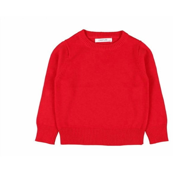 URMAGIC Todder Kid Little Girl Boy Solid Color Basic Pullover Knit Sweater