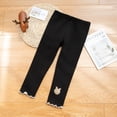 thumbnail image 1 of Lovebay Toddler Kids Little Cute 3D Bear Pants Girls Winter Warm Fleece Tight Pants Trousers,4-5 Years, 1 of 6