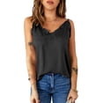 thumbnail image 1 of Lovebay Womens V Neck Spaghetti Strap Tank Tops Summer Sleeveless Shirts Blouses S-2XL, 1 of 4