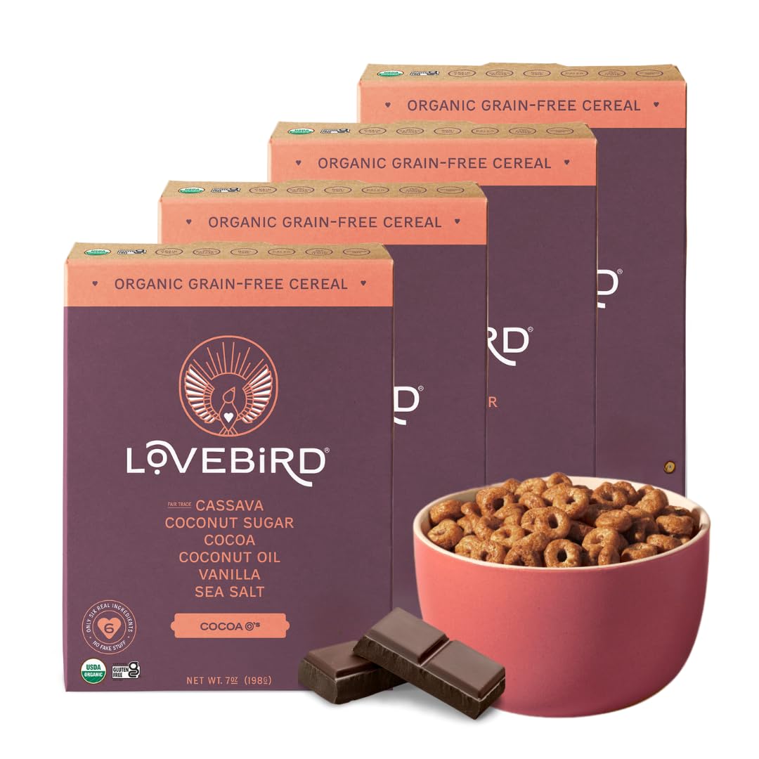 Lovebird Gluten Free Cereal TMA3 Organic Grain Free Cereals Paleo AIP